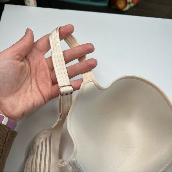 Le Mystere Cream lined Bra 36DDD 36F - Picture 13 of 13